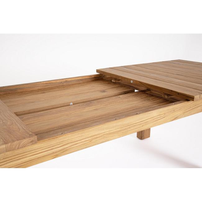 ZORRITOS bézs tikfa étkezőasztal