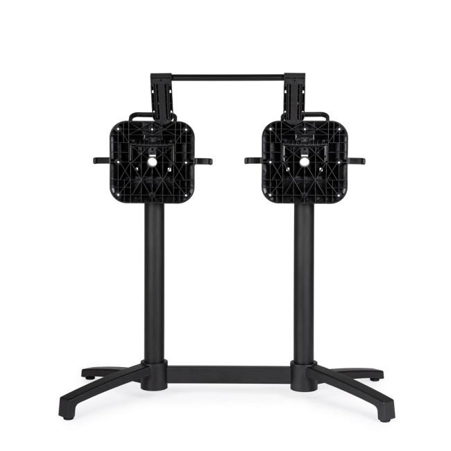 MINERVA fekete alumínium étkezőasztal láb