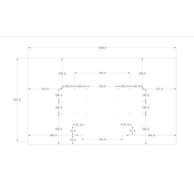 MINERVA fekete alumínium étkezőasztal láb
