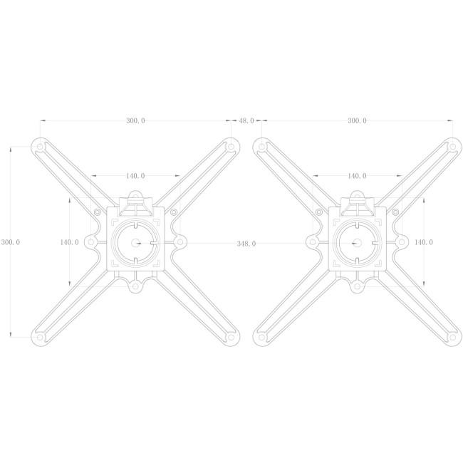 GIUNONE szürke alumínium étkezőasztal láb