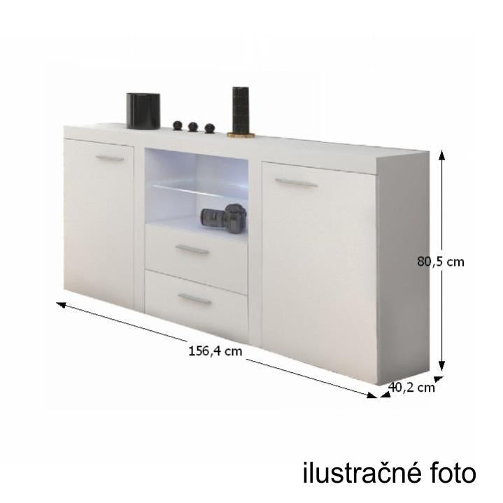 ROCHESTER fehér mdf komód