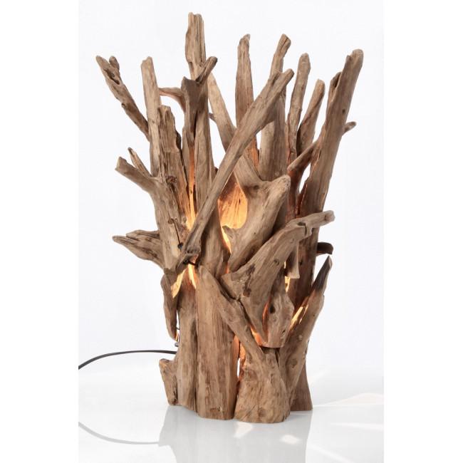 ACE bézs fa asztali lámpa