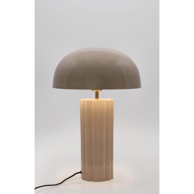 KAIKU ezüst fém asztali lámpa