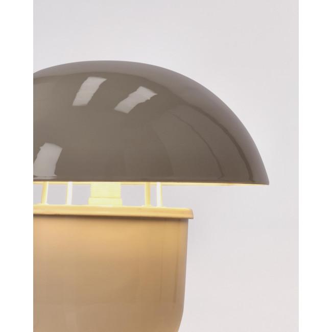 KOPPEL ezüst fém asztali lámpa