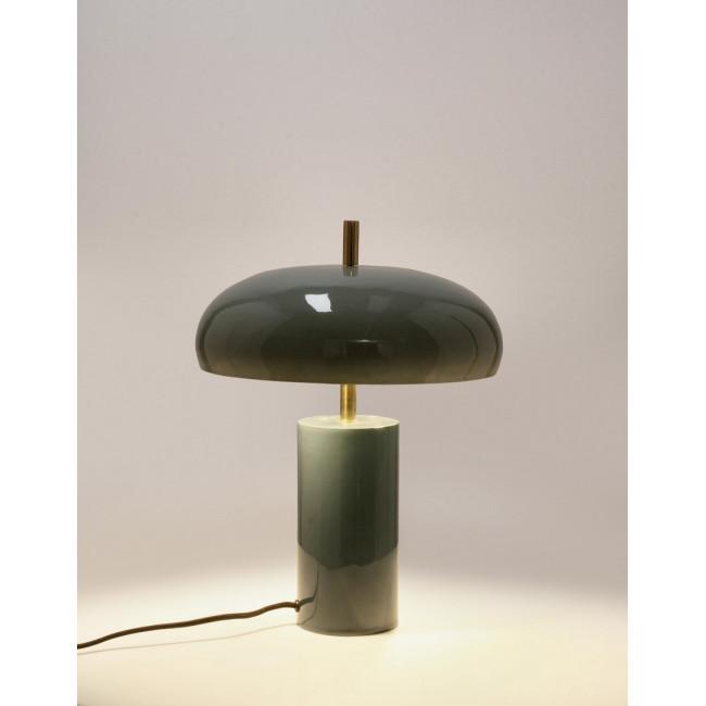 BANKERS zöld fém asztali lámpa