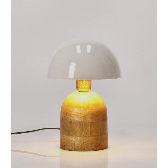 DONYA barna mangófa asztali lámpa
