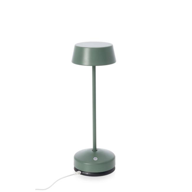 ESPRIT zöld fém asztali kerti lámpa