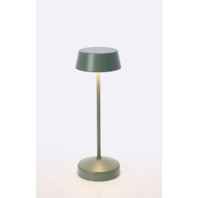ESPRIT zöld fém asztali kerti lámpa