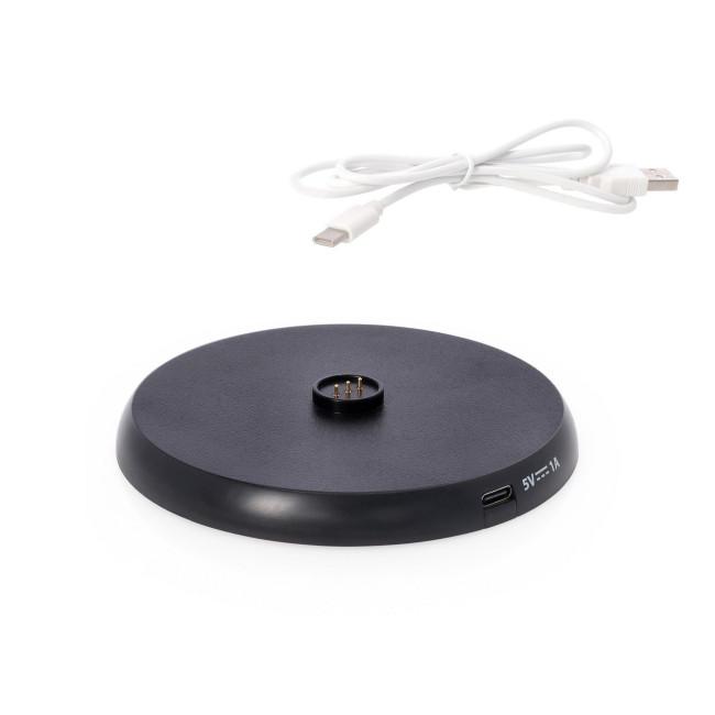 ESPRIT szürke fém asztali kerti lámpa