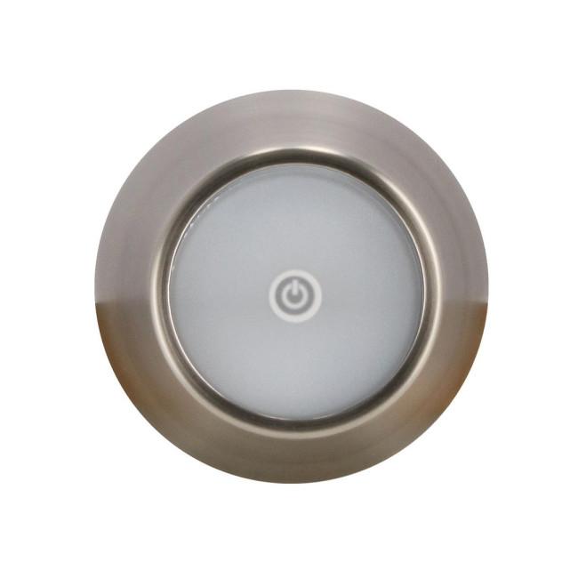 ETNA ezüst fém asztali kerti lámpa