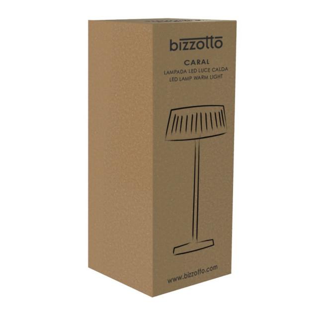 CARAL fehér polikarbonát asztali kerti lámpa