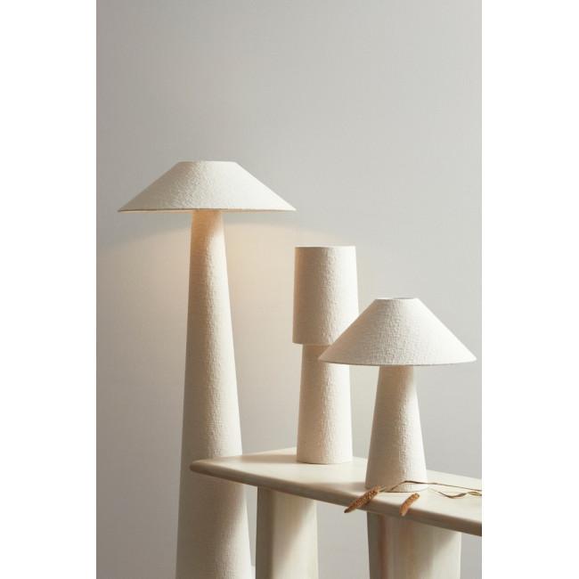 LAMKI bézs szövet asztali lámpa