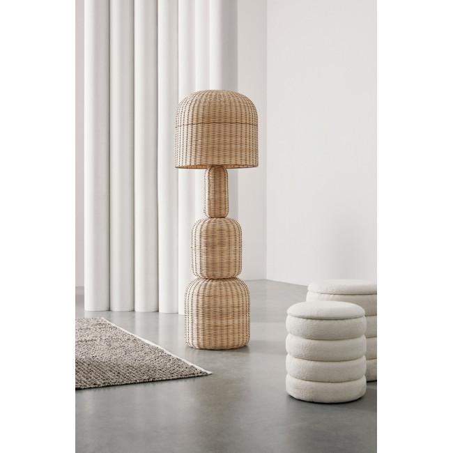 SIKKIM bézs természetes állólámpa