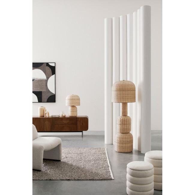 SIKKIM bézs rattan asztali lámpa