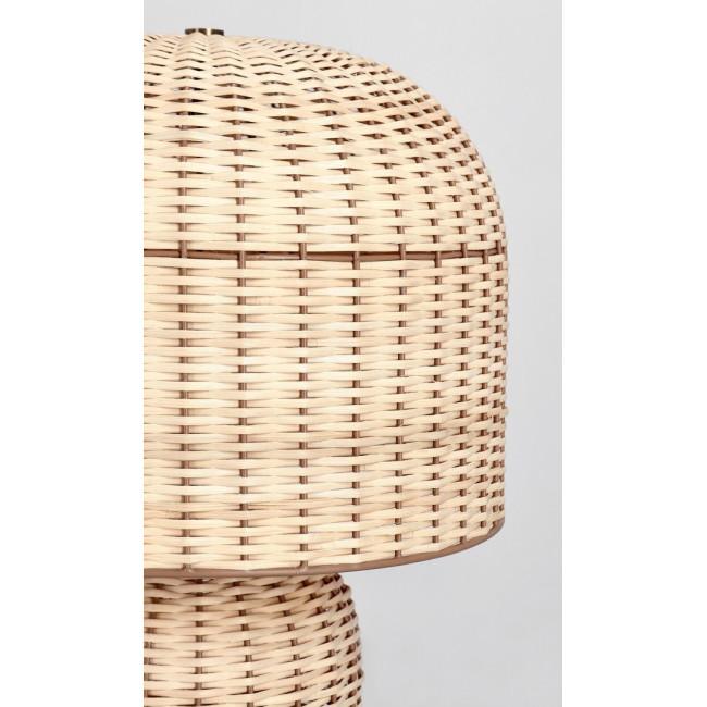 SIKKIM bézs rattan asztali lámpa