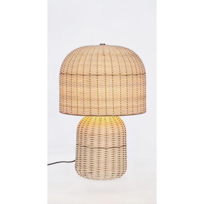SIKKIM bézs rattan asztali lámpa