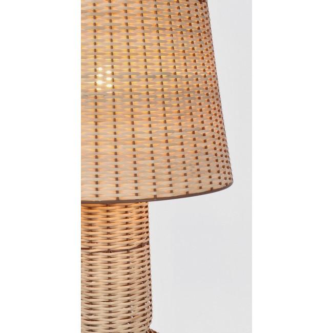 SIKKIM bézs rattan állólámpa