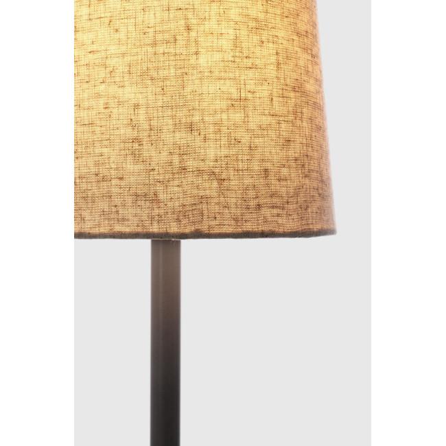 ASSAM ezüst fém asztali lámpa