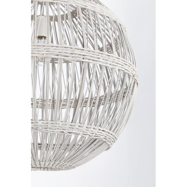 PRAIA ezüst rattan függőlámpa