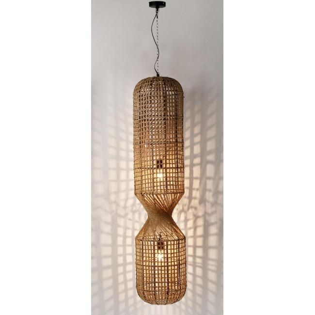 MALABO bézs fém függőlámpa