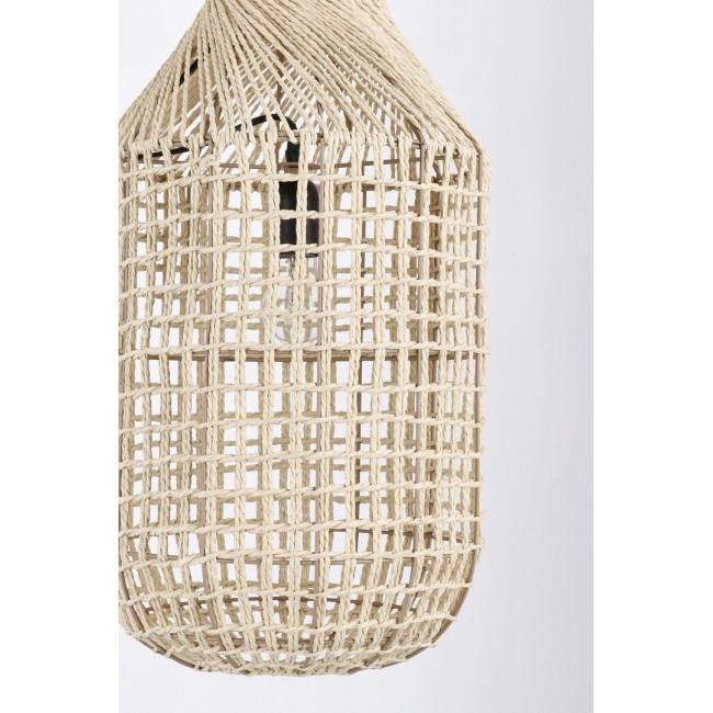 MALABO bézs fém függőlámpa