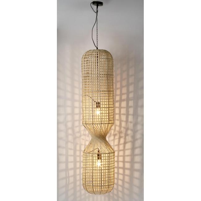 MALABO bézs fém függőlámpa