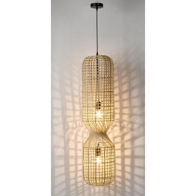 MALABO bézs fém függőlámpa