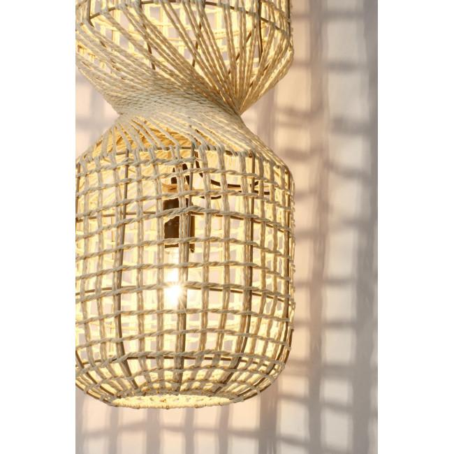 MALABO bézs fém függőlámpa