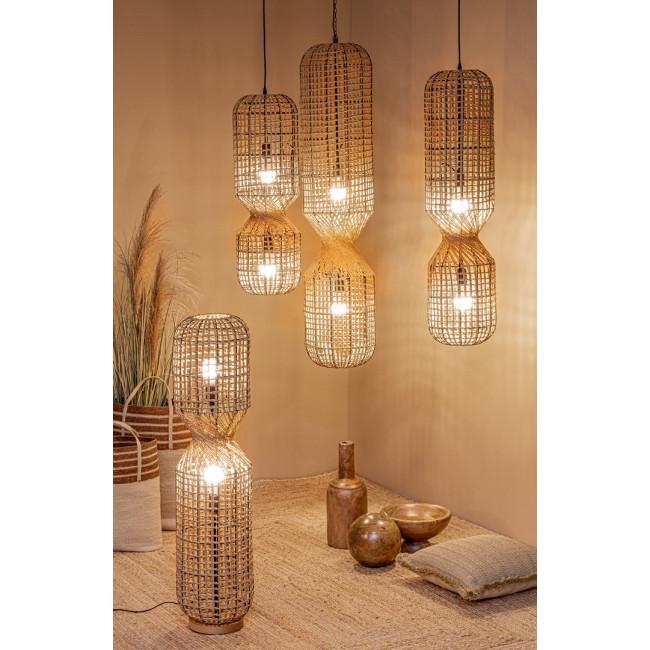 MALABO bézs fém állólámpa