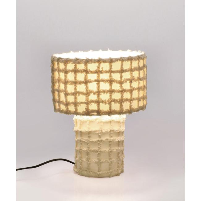 DEVANG bézs fém asztali lámpa