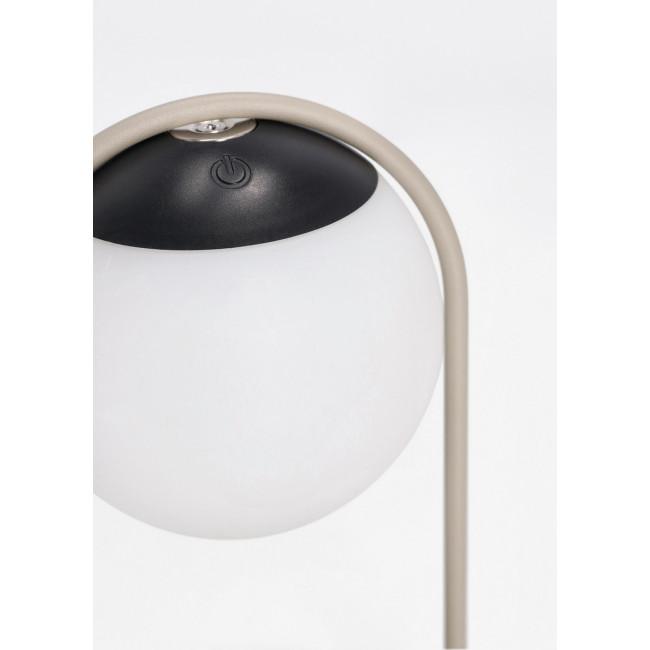 PANSY bézs fém asztali lámpa