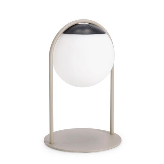 PANSY bézs fém asztali lámpa