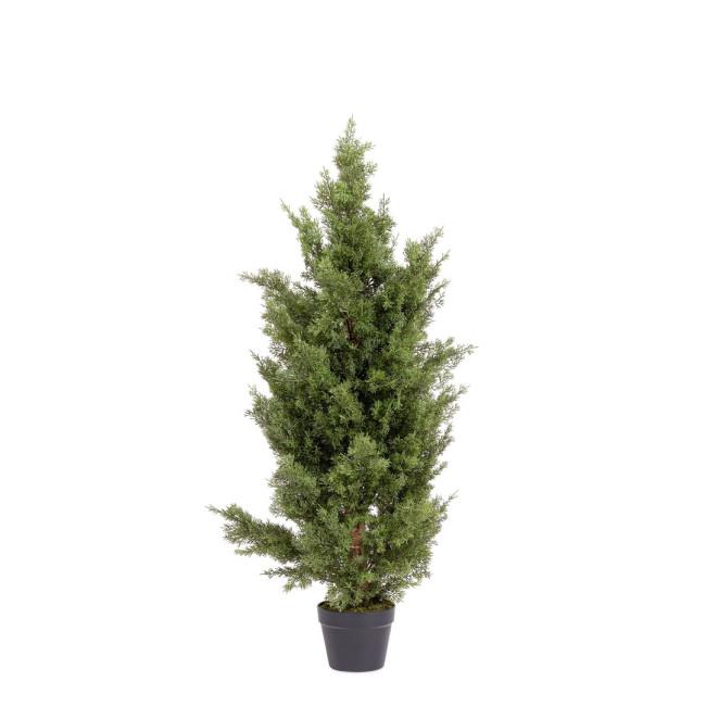 CYPRESS sárga műanyag művirág