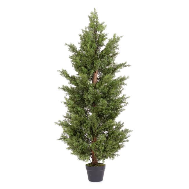 CYPRESS sárga műanyag művirág