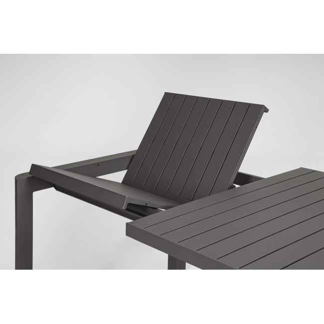 KIPLIN fekete alumínium étkezőasztal