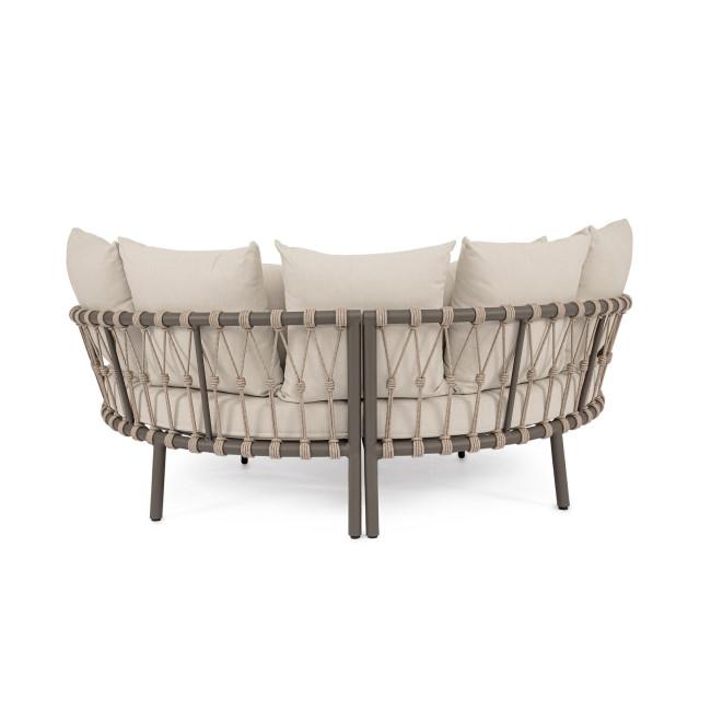 LANAI bézs alumínium napozóágy