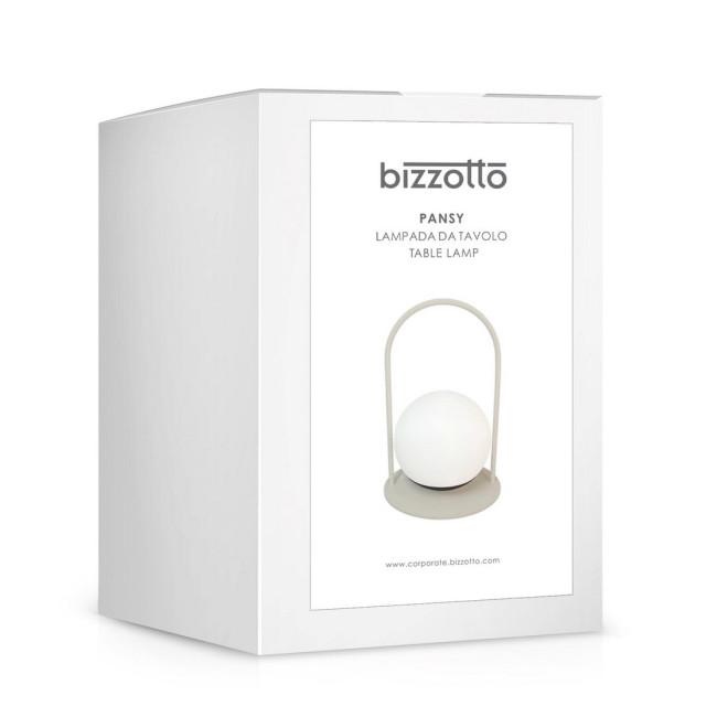 PANSY bézs fém asztali lámpa