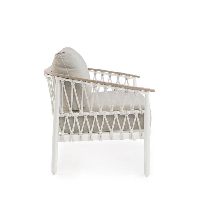 FENIX ezüst alumínium kerti kanapé