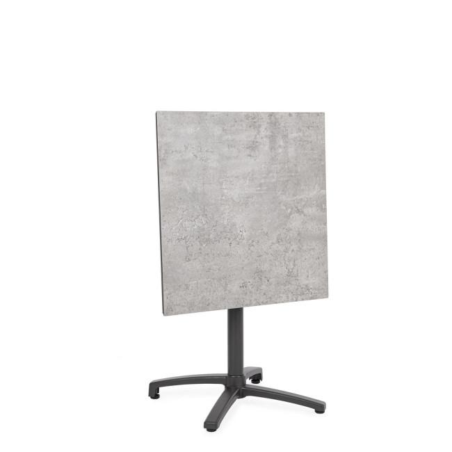 CLARET ezüst alumínium étkezőasztal