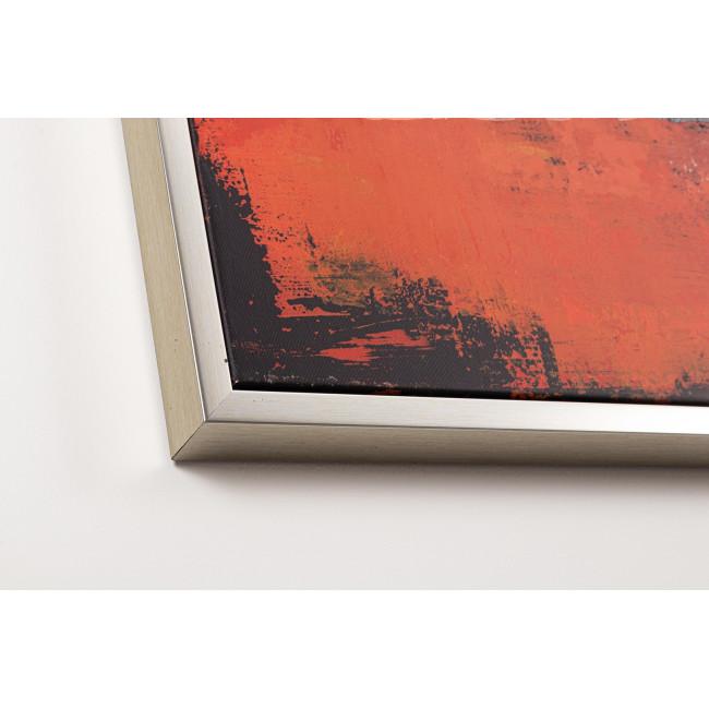 CROWN piros vászon festmény