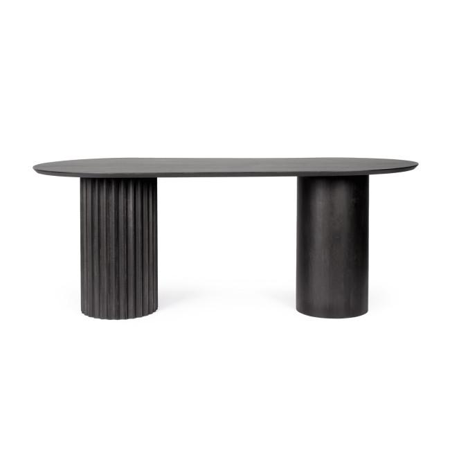 ORISSA szürke fa étkezőasztal