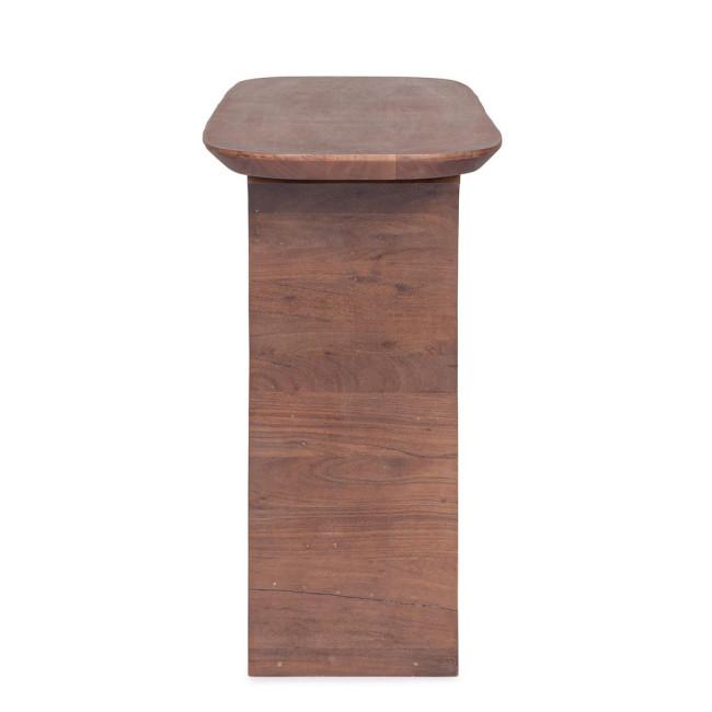 DALTON piros mangófa konzolasztal