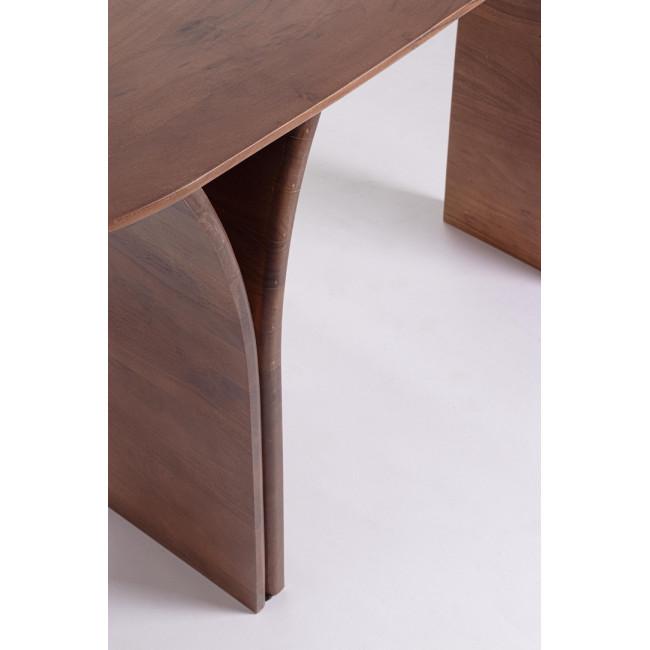 DALTON piros mangófa konzolasztal