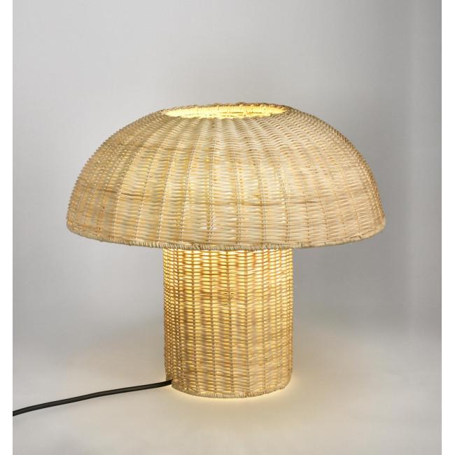 IRELE bézs rattan asztali lámpa