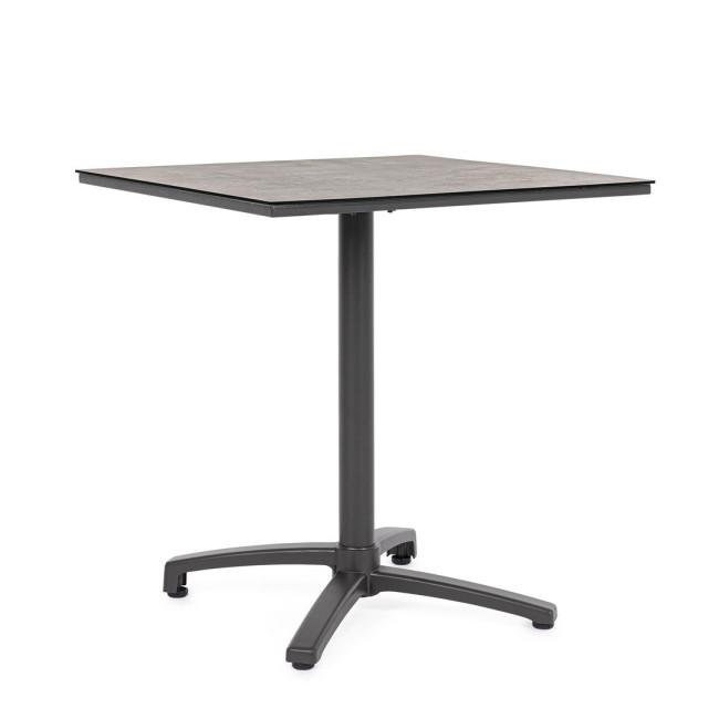 CLARET ezüst alumínium étkezőasztal