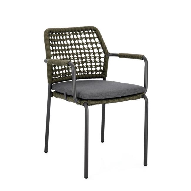 RAJADA szürke szövet kültéri párna