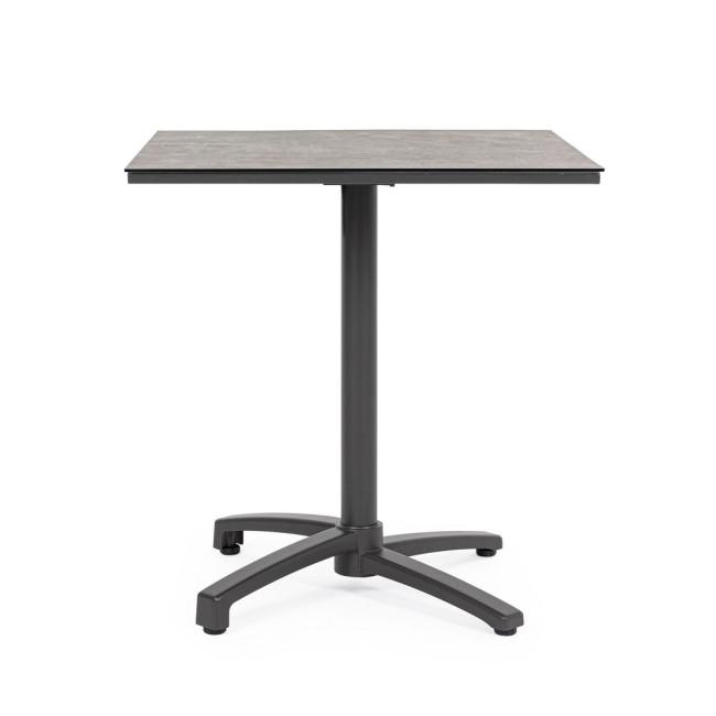 CLARET ezüst alumínium étkezőasztal