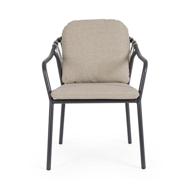 EDVIGE ezüst alumínium szék