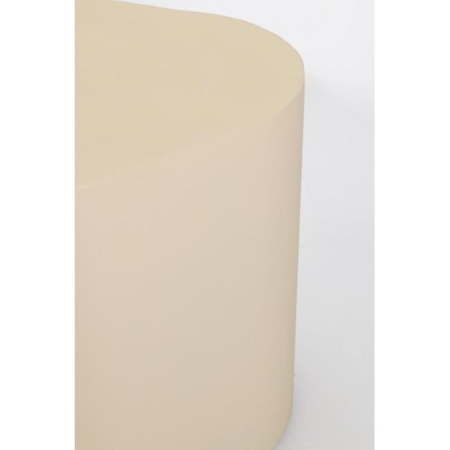 JASLEEN bézs acél dohányzóasztal