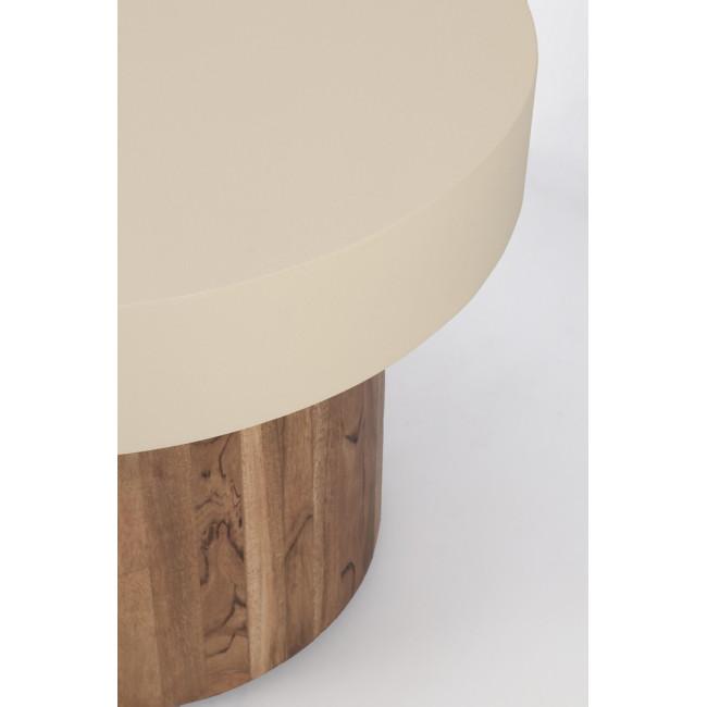 ANAYA bézs akácfa dohányzóasztal